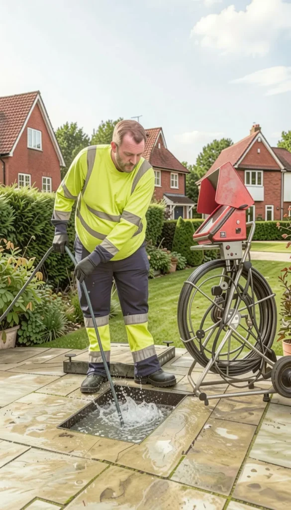CCTV Drain Survey in progress